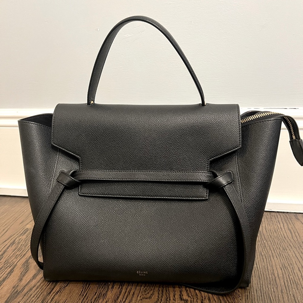 Celine Mini Belt bag in grained calfskin